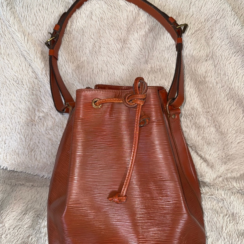 Louis Vuitton Noe Epi Leather Bucket Bag